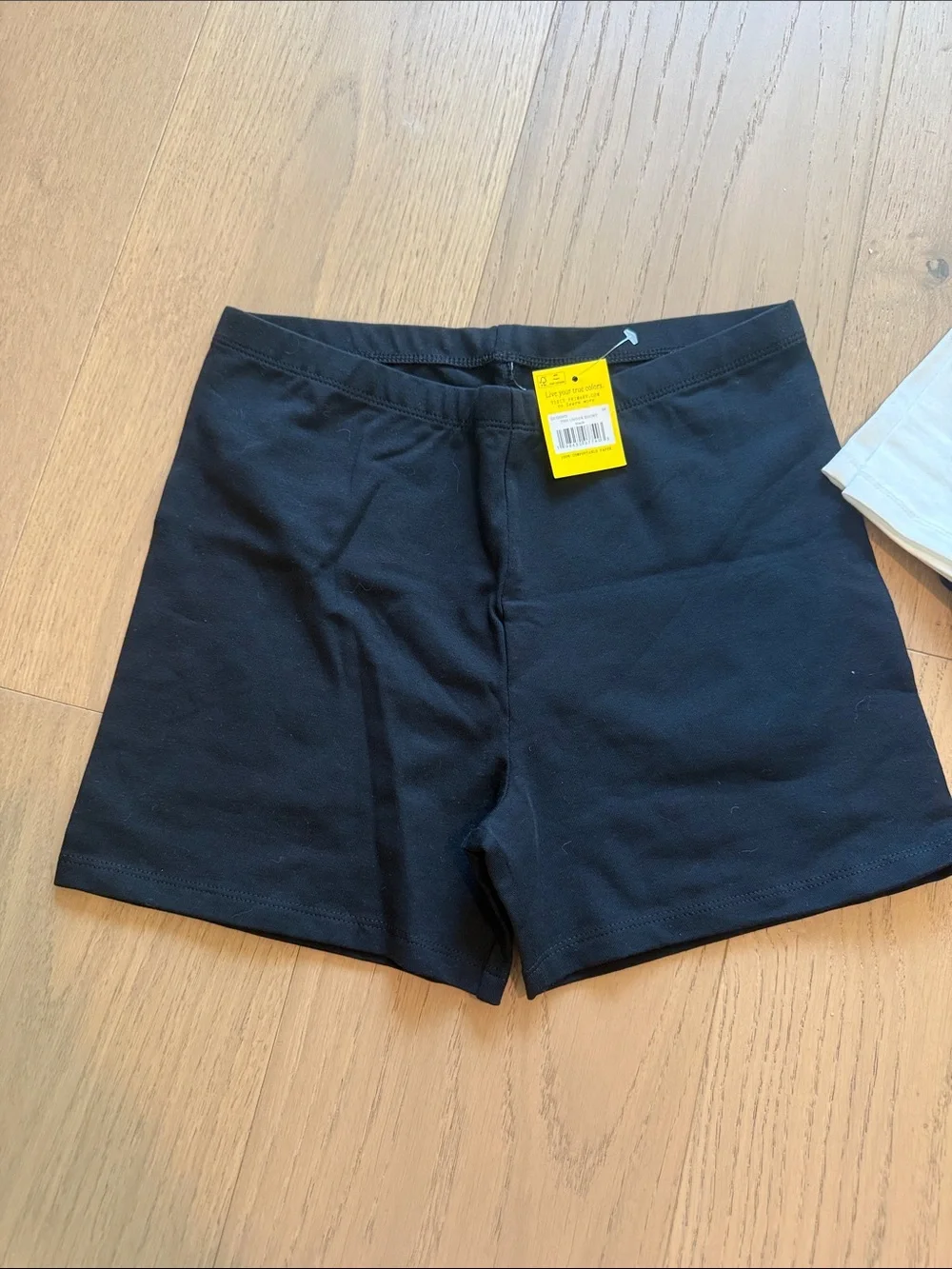 Primary Girls Black and White Bike Shorts 5-Pack- Size 14- NEW